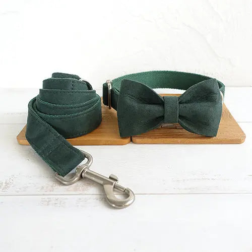 MUTTCO pet collar bow traction set NordicPup