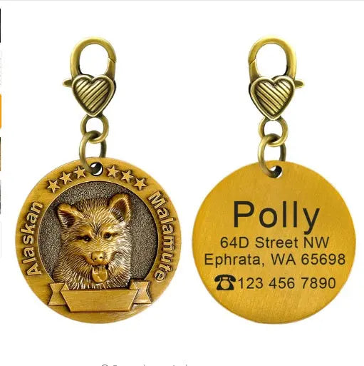 Chic Dog ID Charm