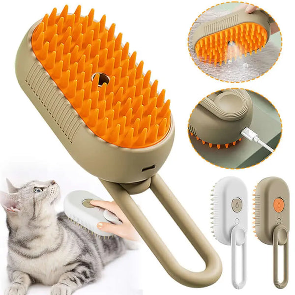 Pet Care Steam Brush